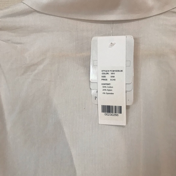 Pell & Co. ⚜️White Button Down Circular Design Top - Picture 15 of 15